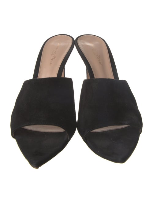 Gianvito Rossi Suede Slides