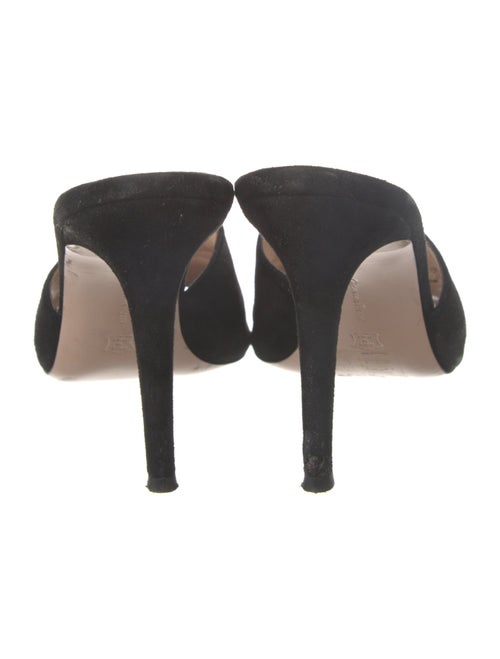 Gianvito Rossi Suede Slides