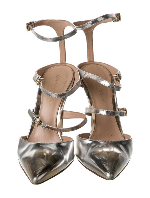 Gianvito Rossi Leather Mules