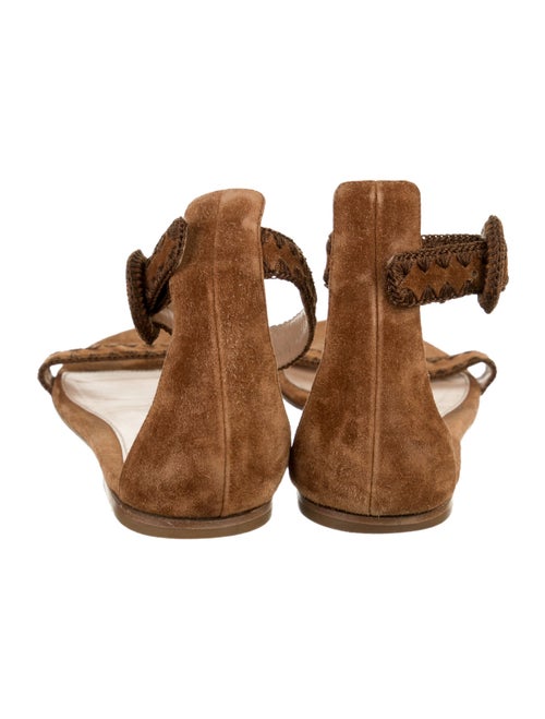 Gianvito Rossi Suede Slingback Sandals