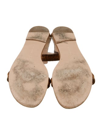 Gianvito Rossi Suede Slingback Sandals