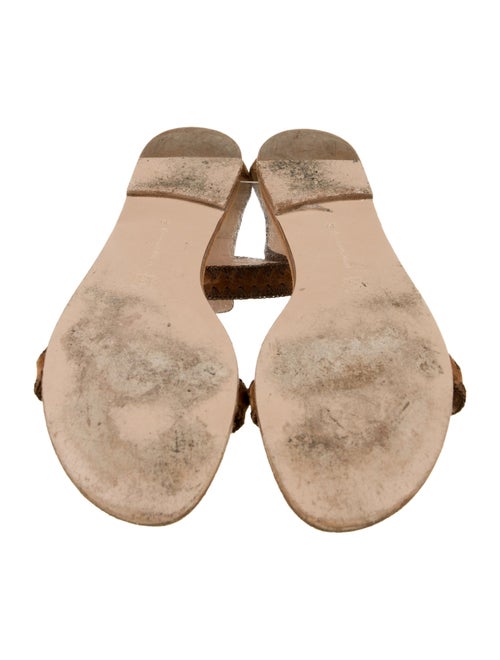 Gianvito Rossi Suede Slingback Sandals