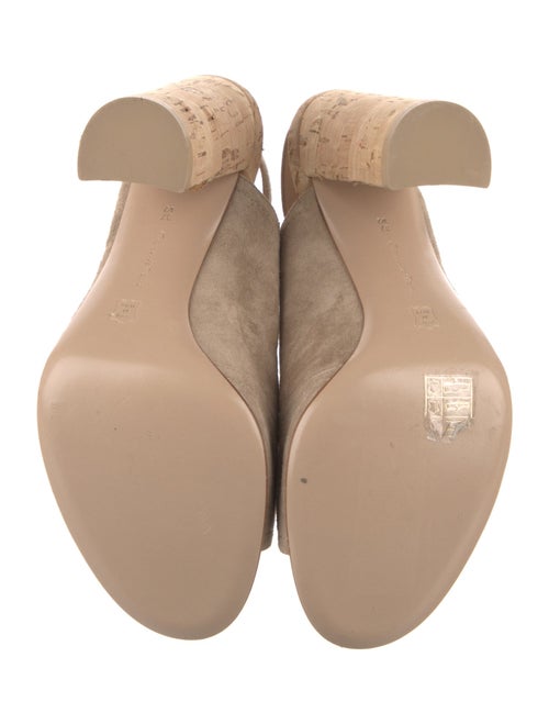 Gianvito Rossi Suede Slingback Sandals