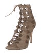 Gianvito Rossi Suede Gladiator Sandals