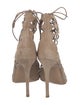 Gianvito Rossi Suede Gladiator Sandals