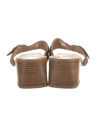 Gianvito Rossi Leather Slides