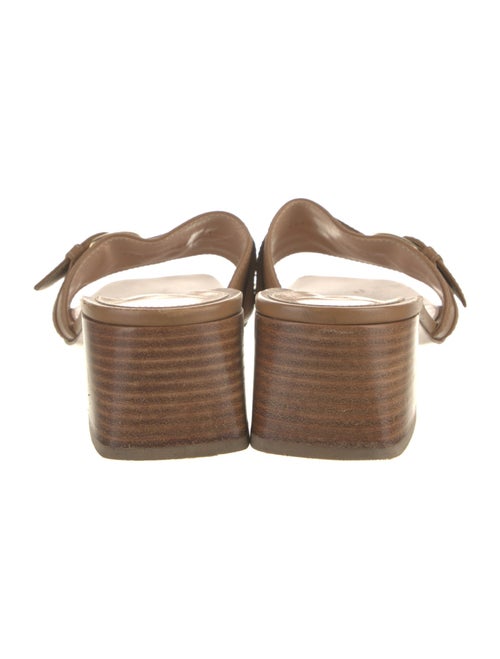 Gianvito Rossi Leather Slides