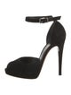 Gianvito Rossi Suede D'Orsay Pumps