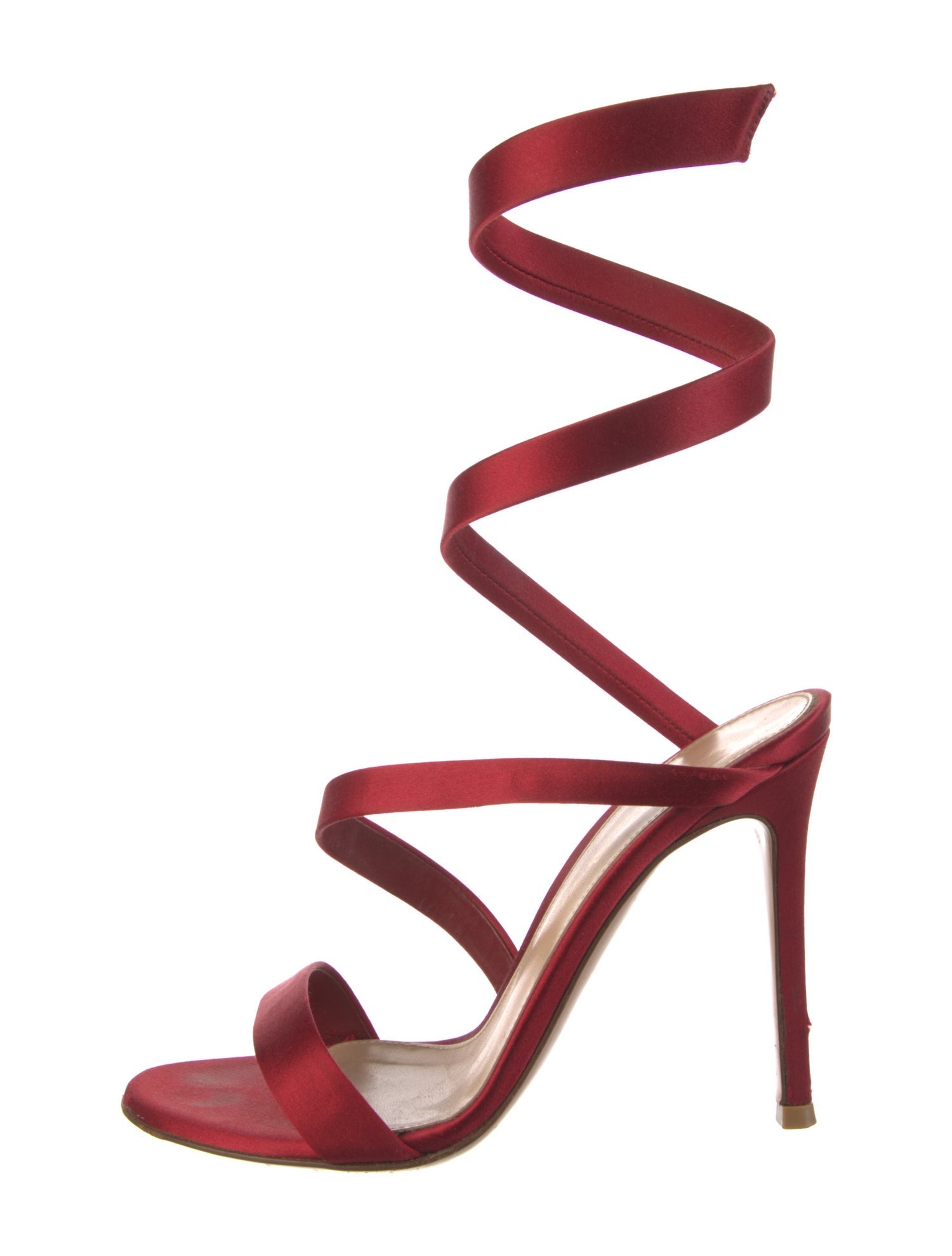 Gianvito Rossi Satin Gladiator Sandals