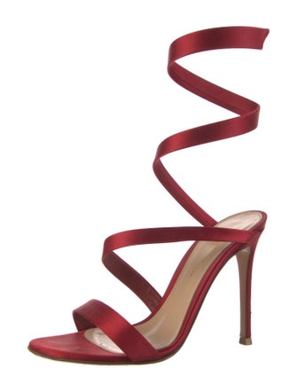 Gianvito Rossi Satin Gladiator Sandals