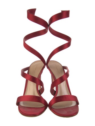 Gianvito Rossi Satin Gladiator Sandals