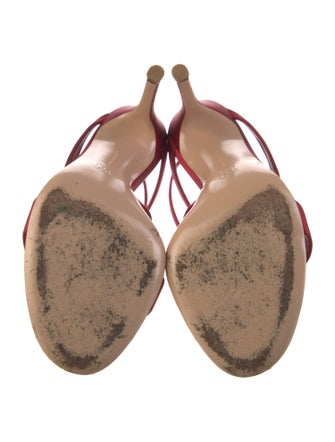 Gianvito Rossi Satin Gladiator Sandals