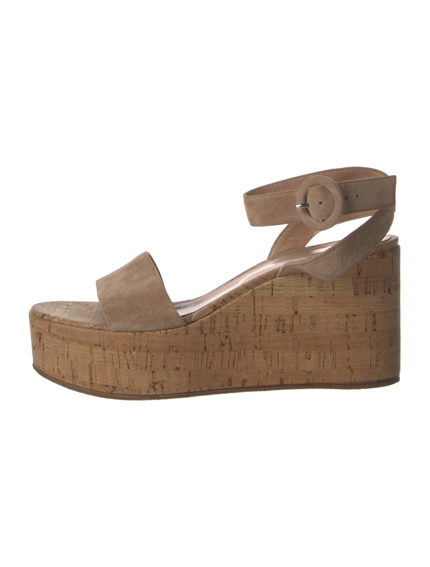 Gianvito Rossi Suede Slingback Sandals