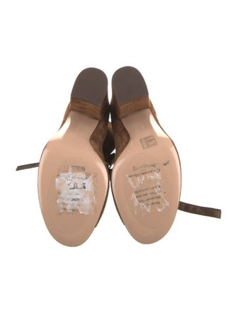 Gianvito Rossi Suede Lace-Up Boots