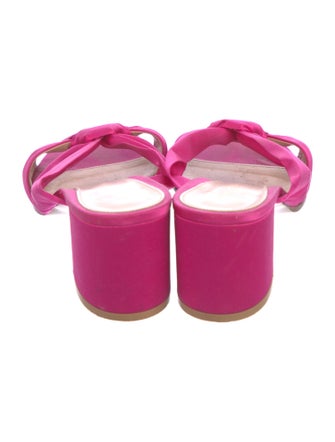 Gianvito Rossi Satin Slides