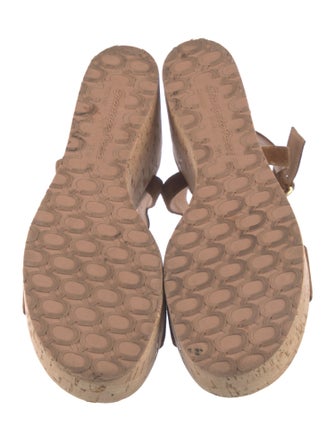 Gianvito Rossi Suede Colorblock Pattern Mules