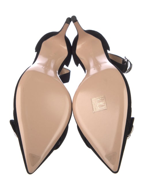Gianvito Rossi Suede D'Orsay Pumps