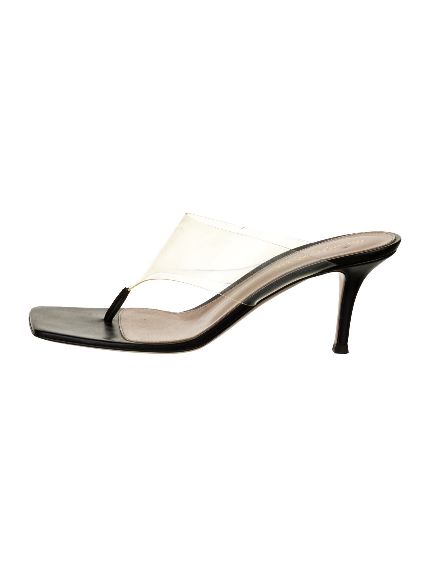 Gianvito Rossi Leather Slides