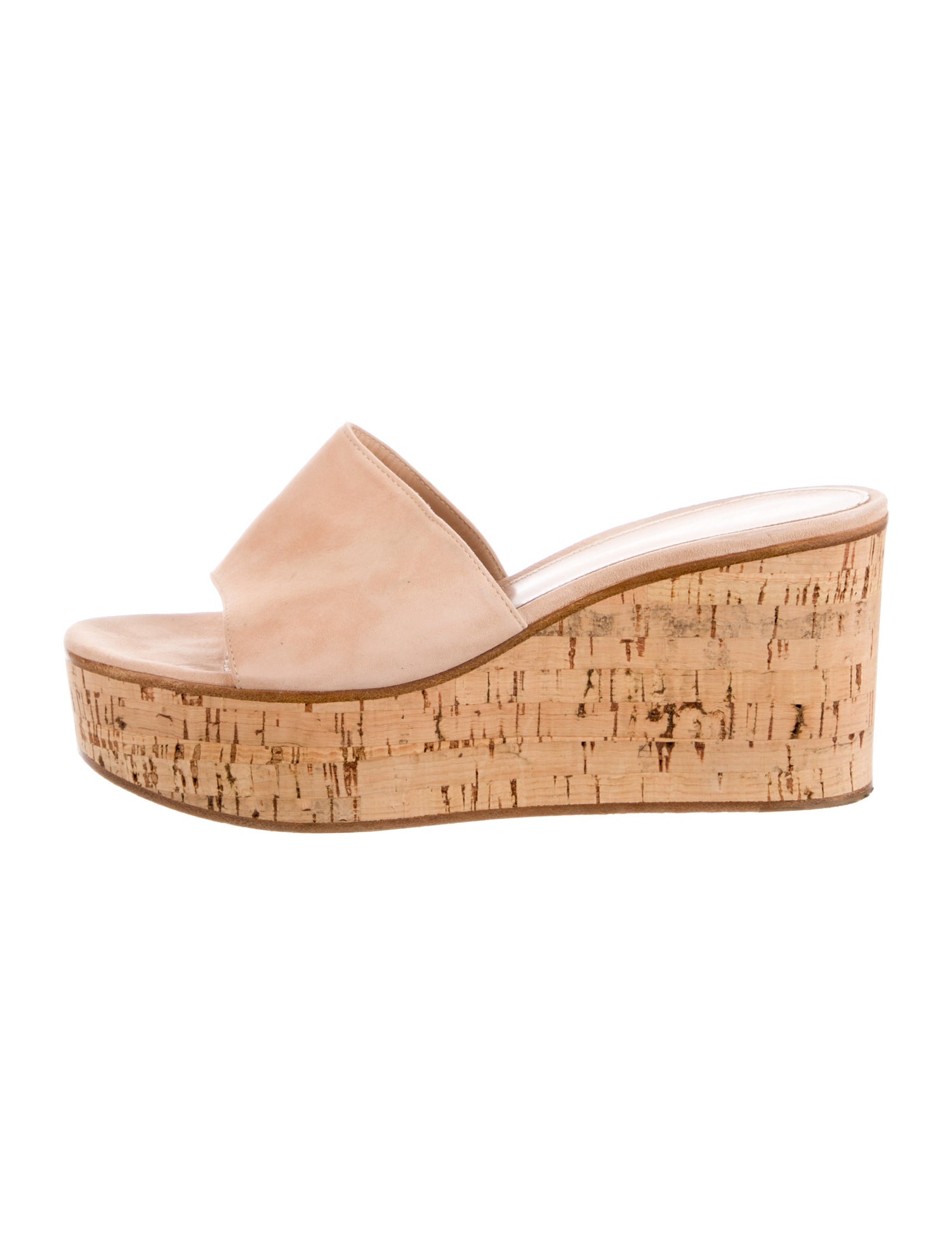 Gianvito Rossi Suede Slides