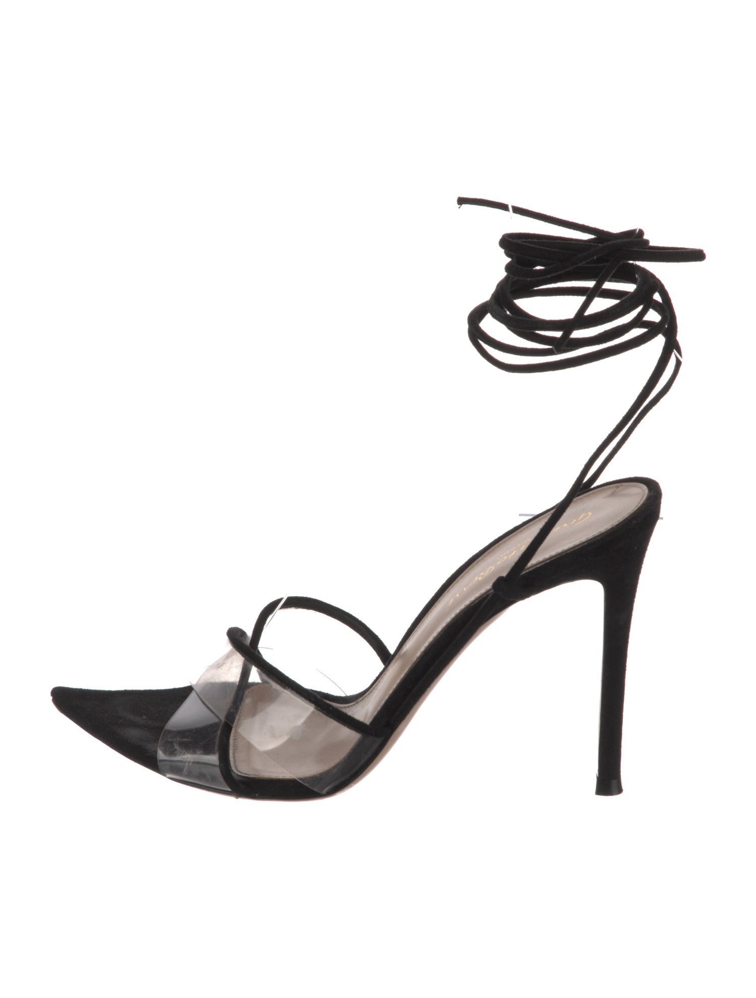 Gianvito Rossi Suede Slingback Sandals