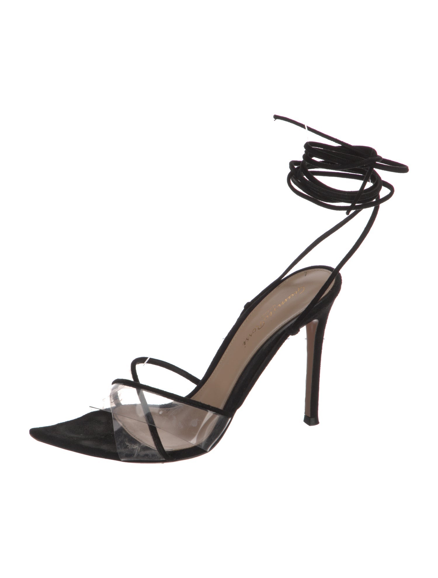 Gianvito Rossi Suede Slingback Sandals