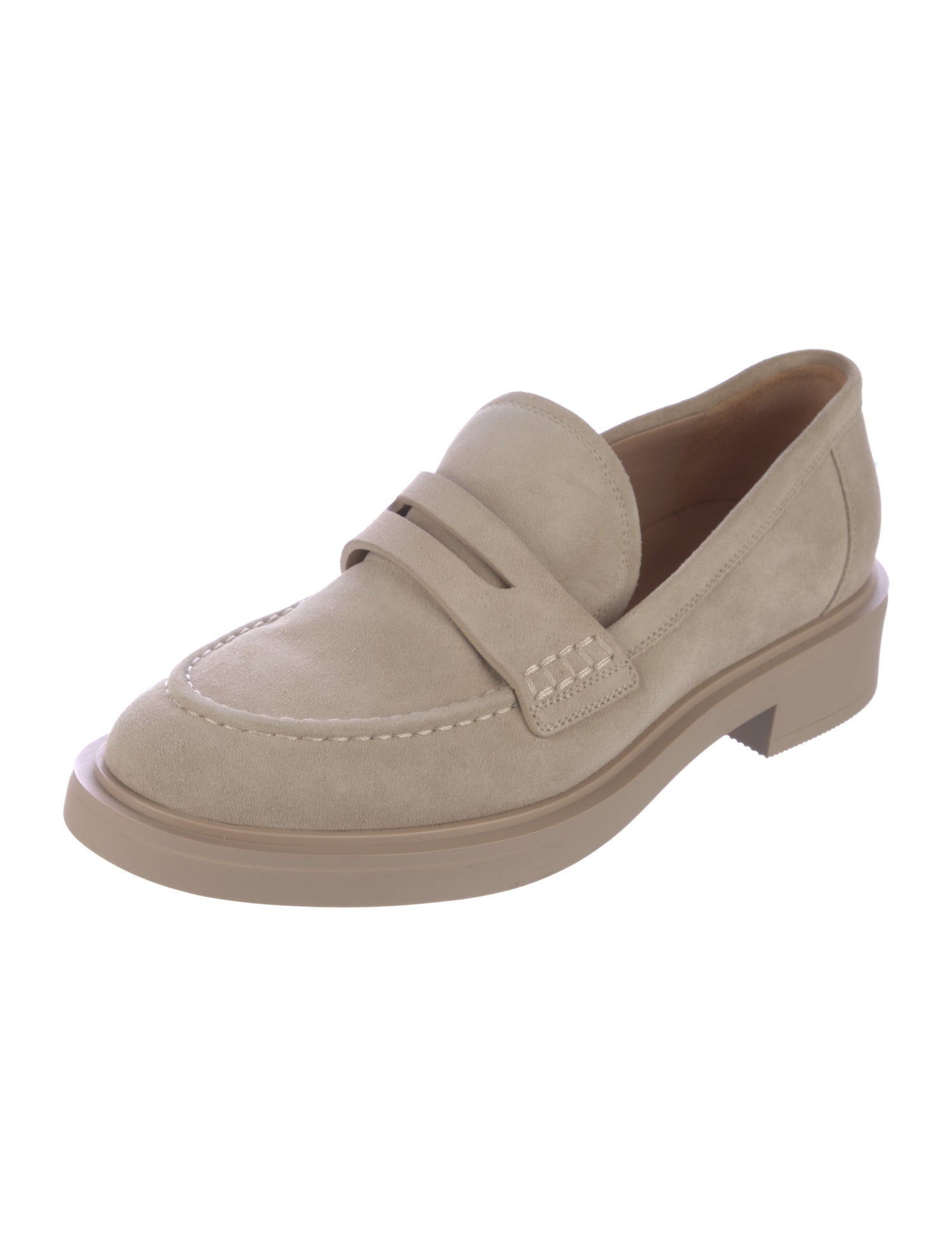 Gianvito Rossi Suede Loafers