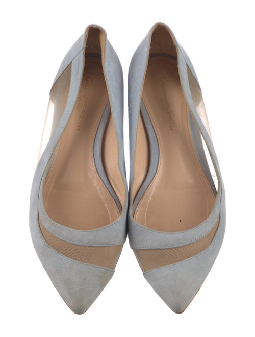 Gianvito Rossi Suede Ballet Flats