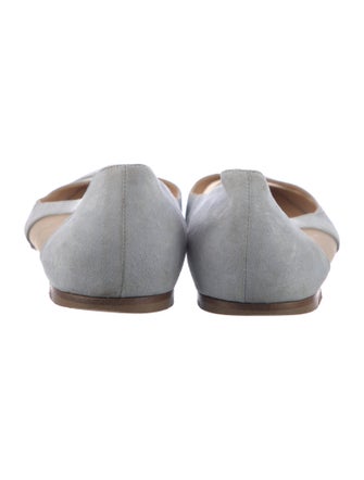Gianvito Rossi Suede Ballet Flats