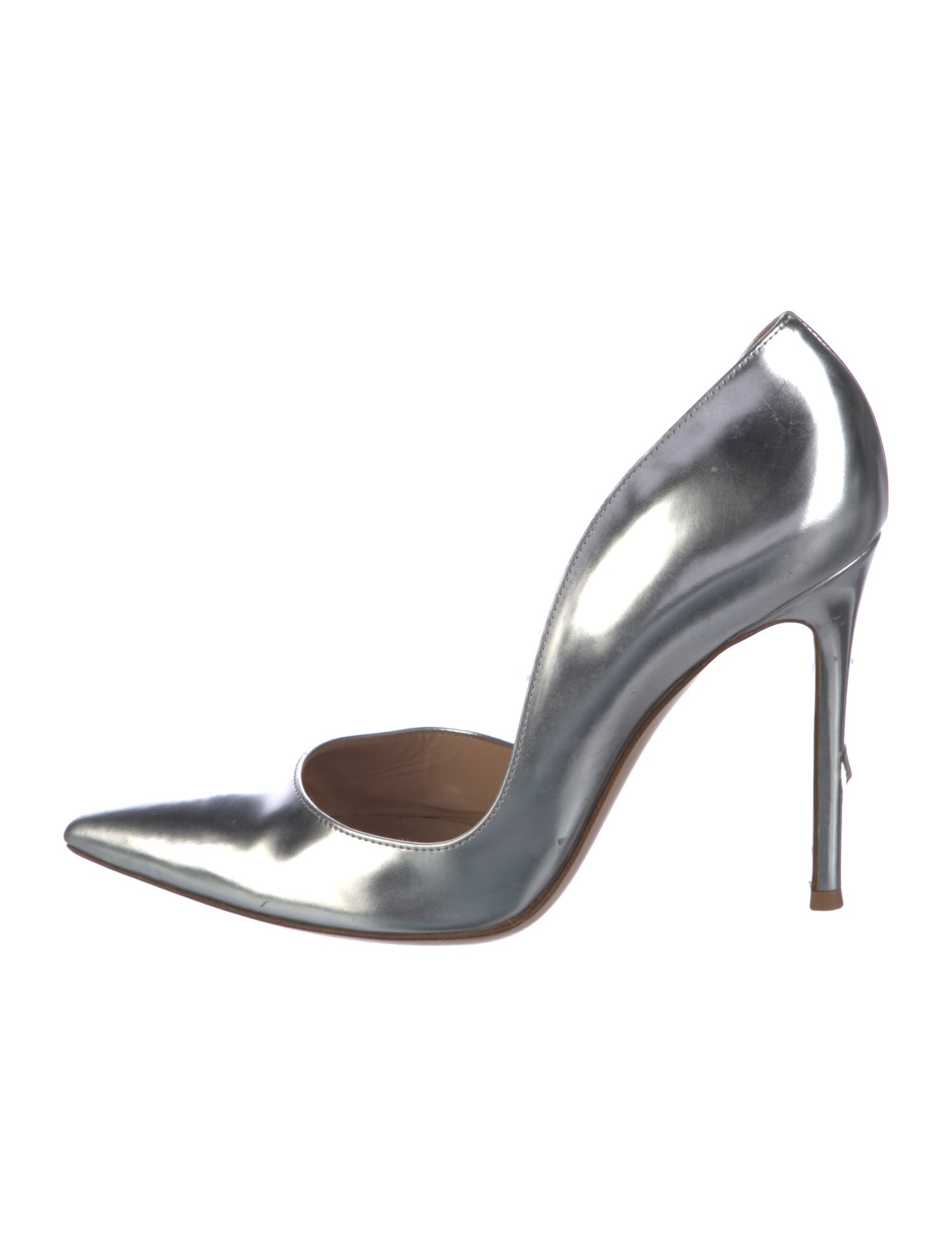 Gianvito Rossi Leather D'Orsay Pumps