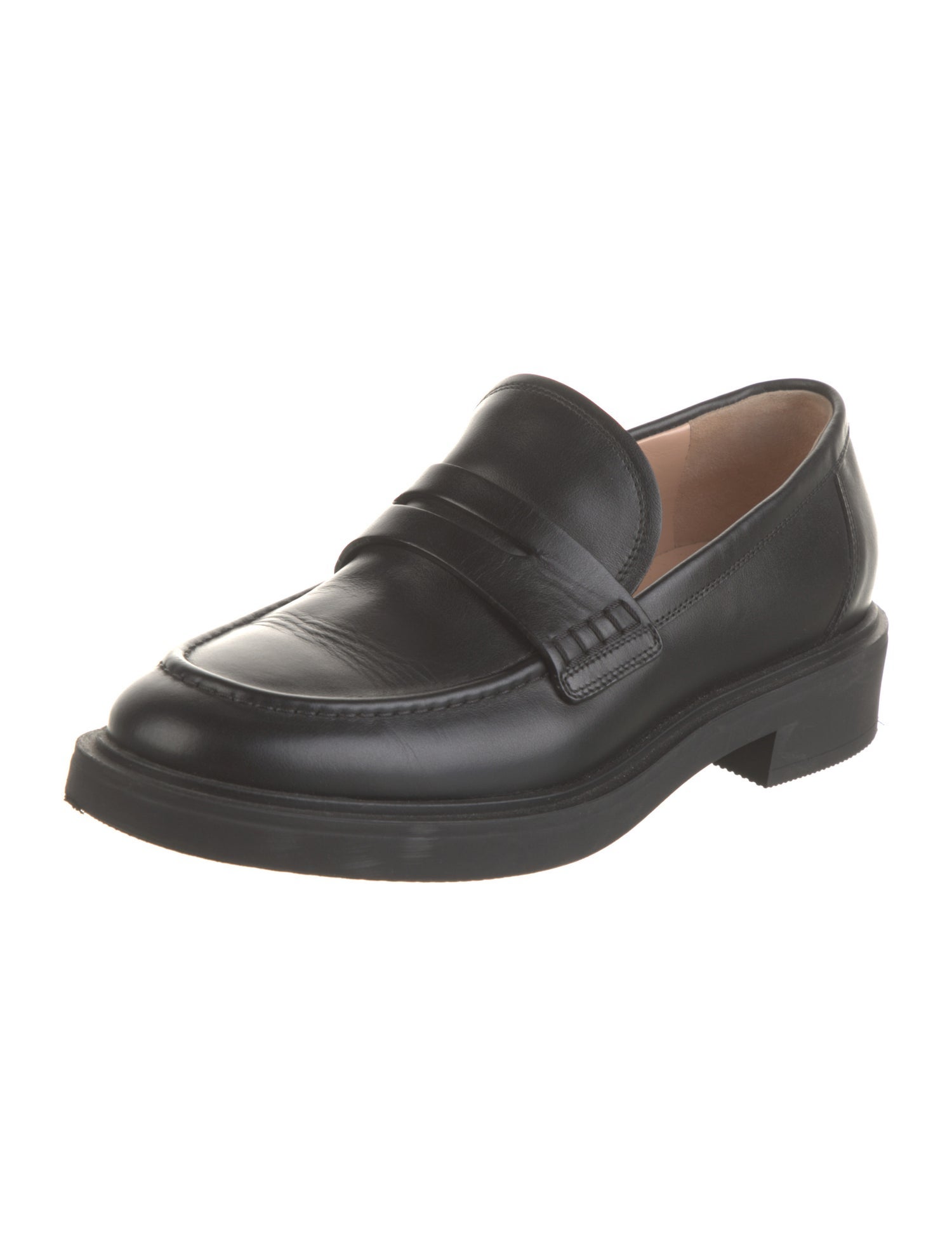 Gianvito Rossi Leather Loafers