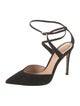 Gianvito Rossi Suede D'Orsay Pumps