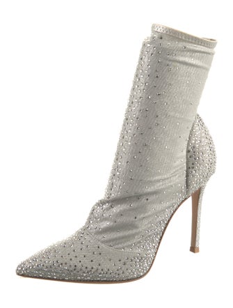 Gianvito Rossi Crystal Embellishments Sock Boots