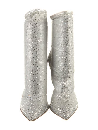 Gianvito Rossi Crystal Embellishments Sock Boots