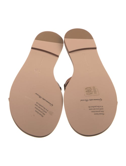 Gianvito Rossi Leather Slides