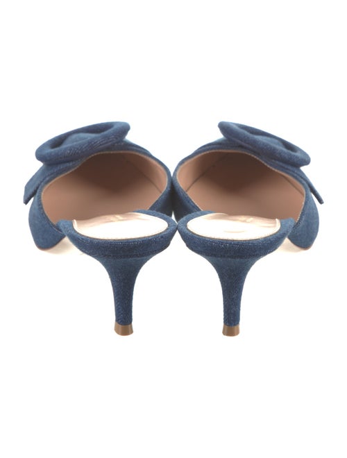 Gianvito Rossi Denim Mules