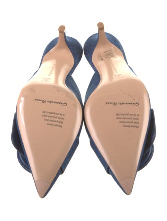 Gianvito Rossi Denim Mules