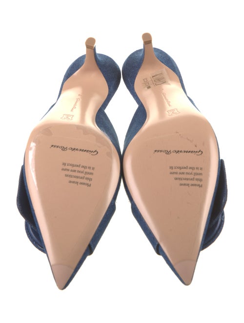 Gianvito Rossi Denim Mules