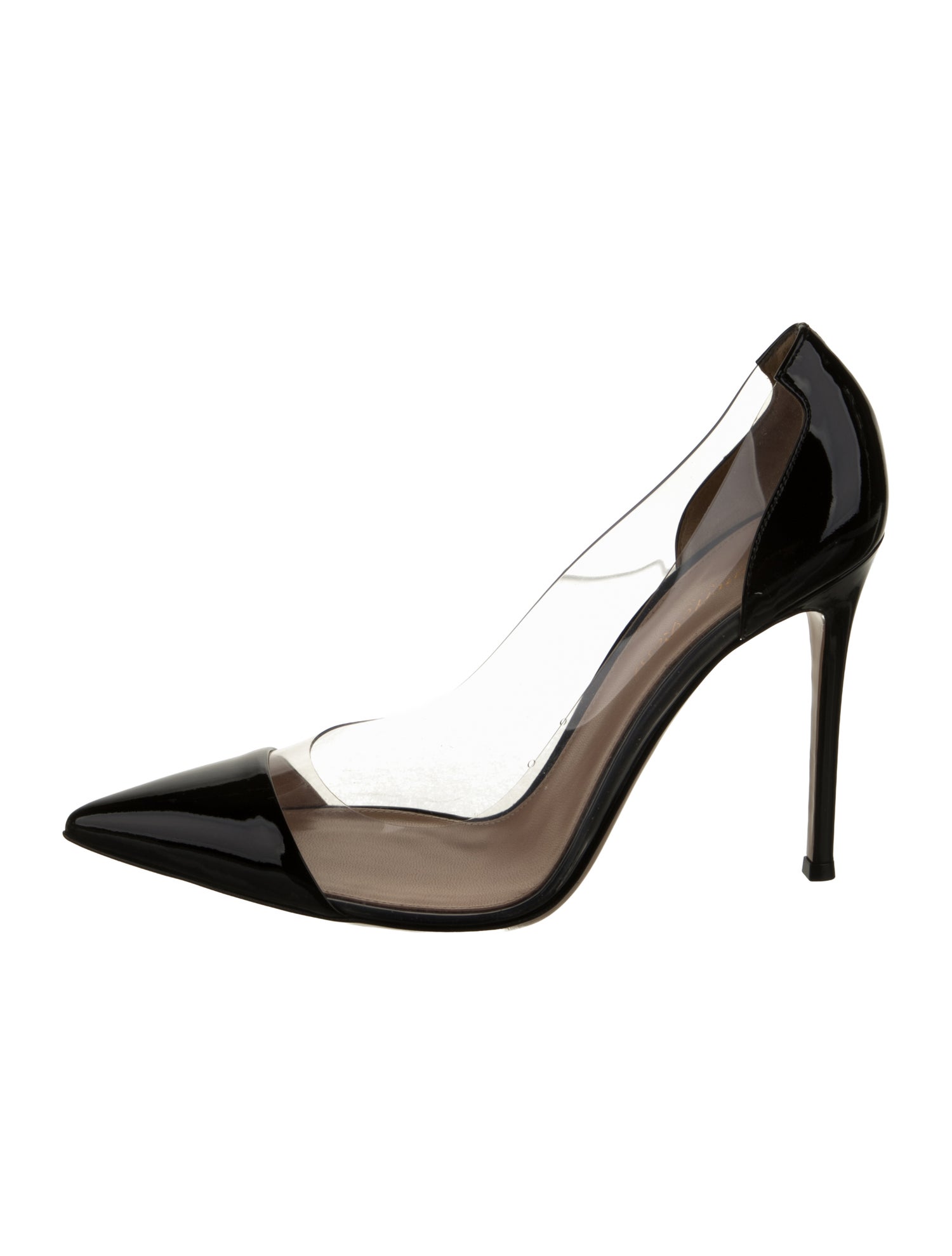 Gianvito Rossi Patent Leather T-Strap Pumps