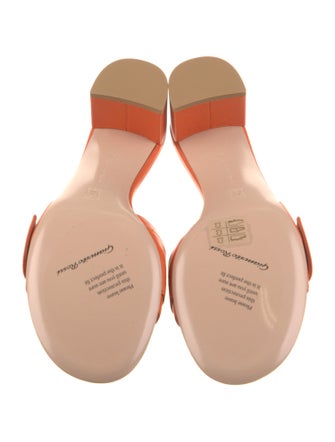 Gianvito Rossi Leather Slides