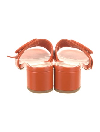 Gianvito Rossi Leather Slides