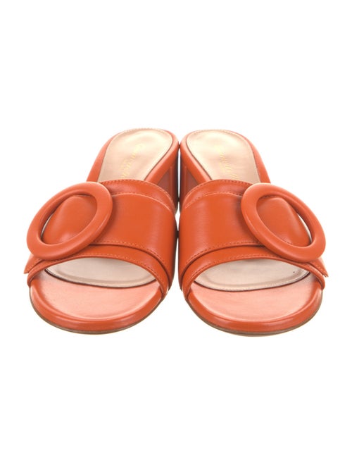 Gianvito Rossi Leather Slides