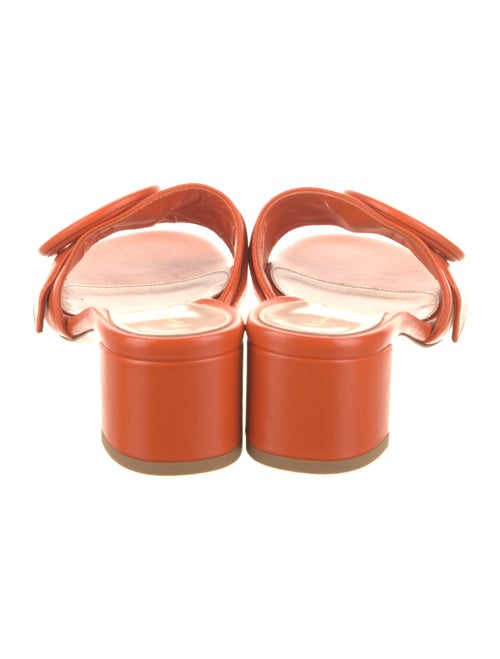 Gianvito Rossi Leather Slides