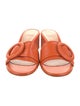 Gianvito Rossi Leather Slides