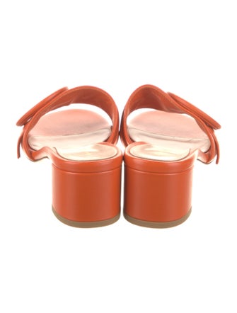 Gianvito Rossi Leather Slides