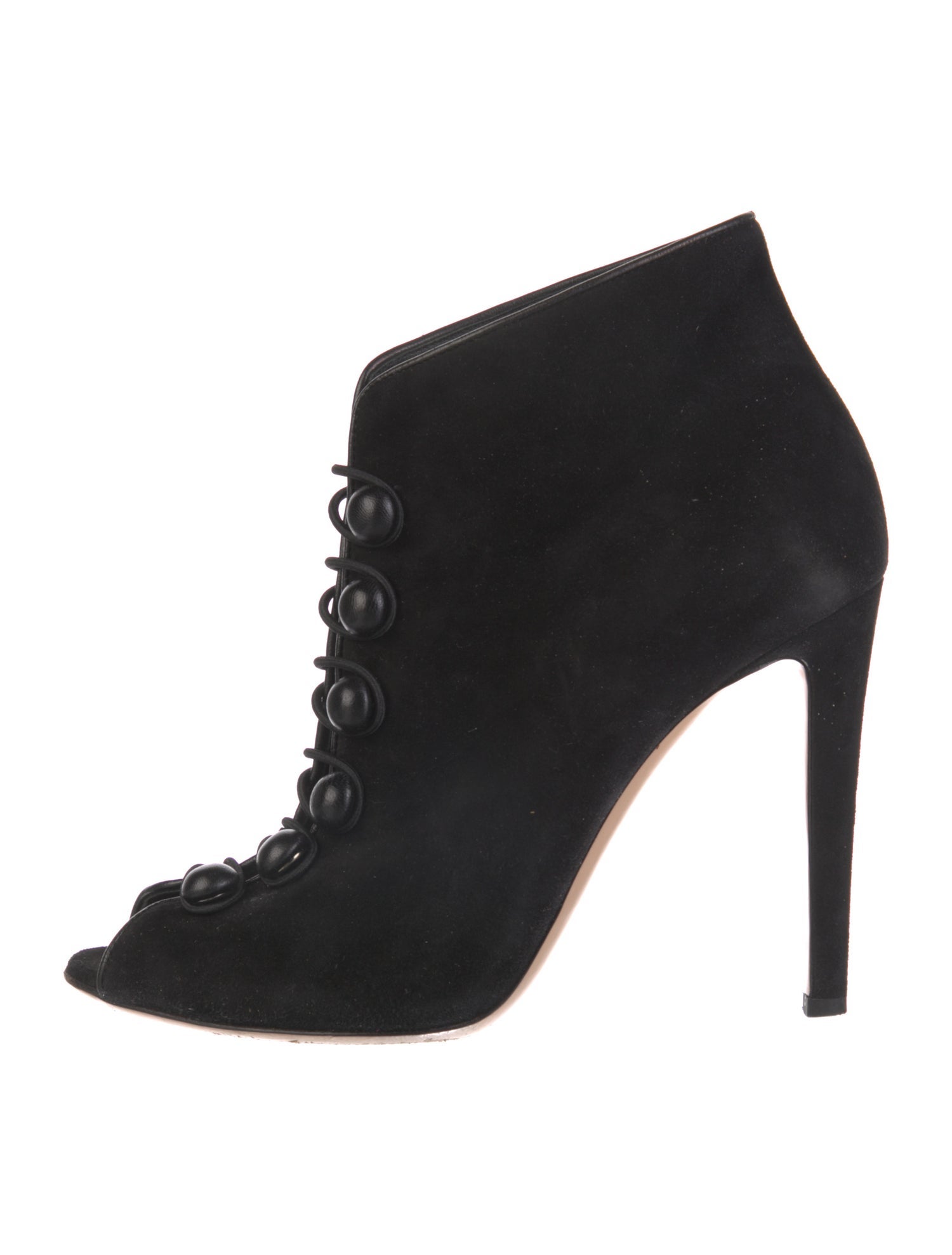 Gianvito Rossi Suede Lace-Up Boots