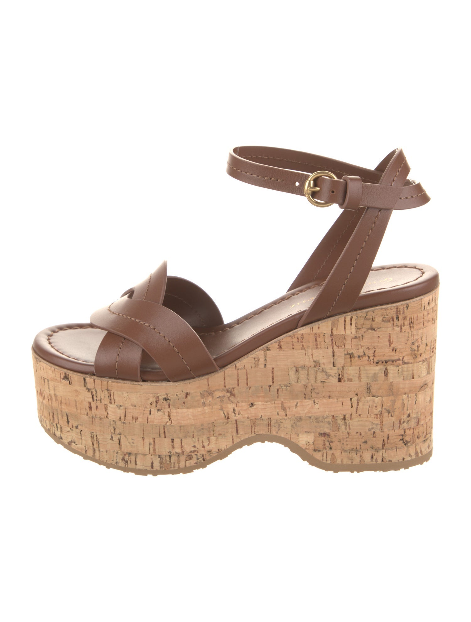 Gianvito Rossi Leather Slingback Sandals