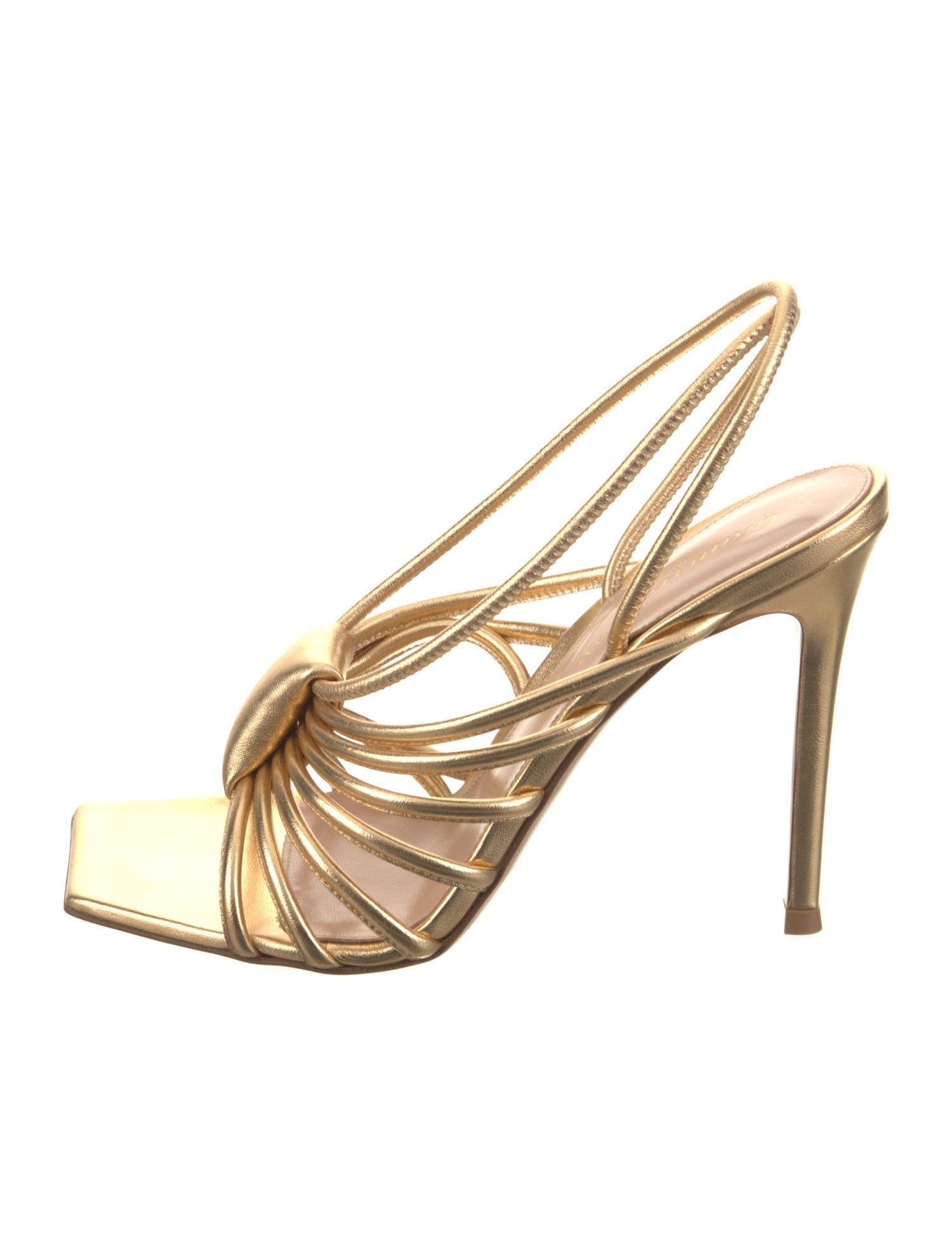 Gianvito Rossi Patent Leather Slingback Sandals