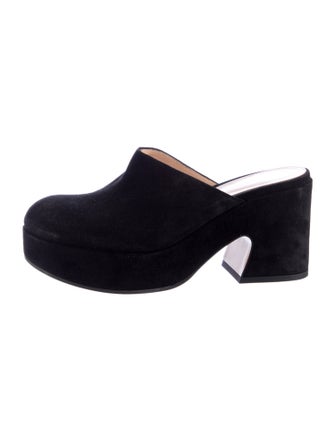 Gianvito Rossi Suede Mules
