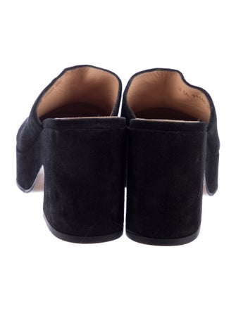 Gianvito Rossi Suede Mules