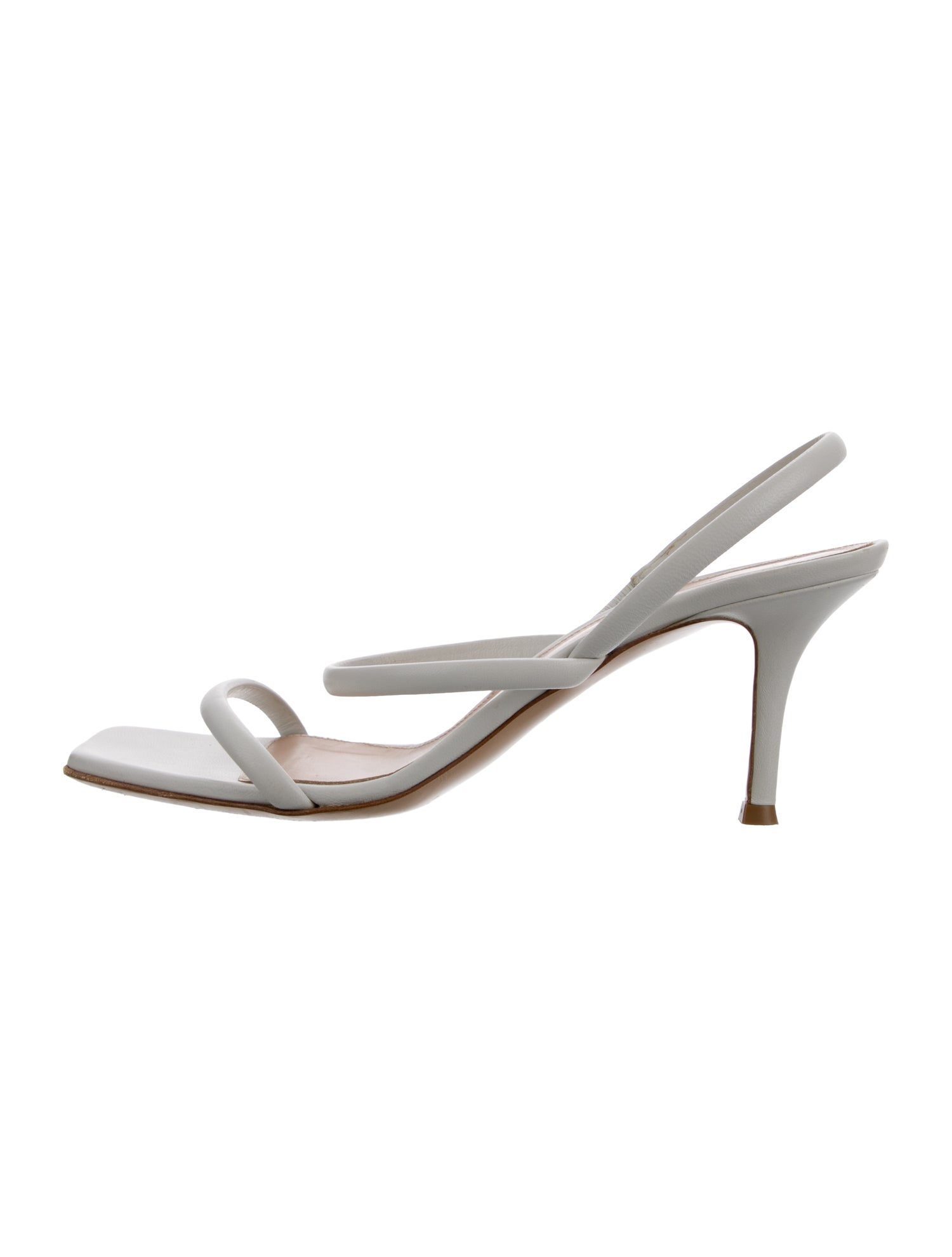 Gianvito Rossi Leather Slingback Sandals